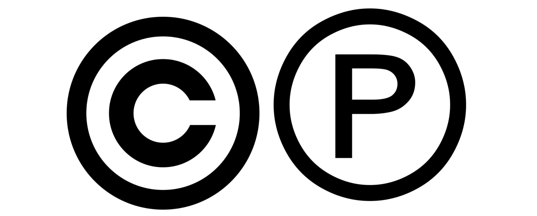 Song Copyright Symbol, Recording Copyright Symbol